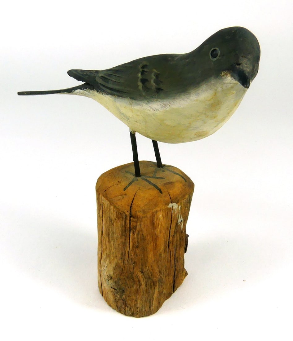 PETER PELTZ 'PHOEBE' CARVED & PAINTED SCULPTURE (1 of 9)