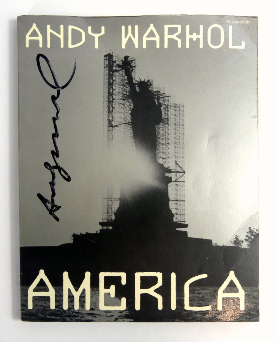 ANDY WARHOL 'AMERICA' SIGNED BOOK (1 of 10)