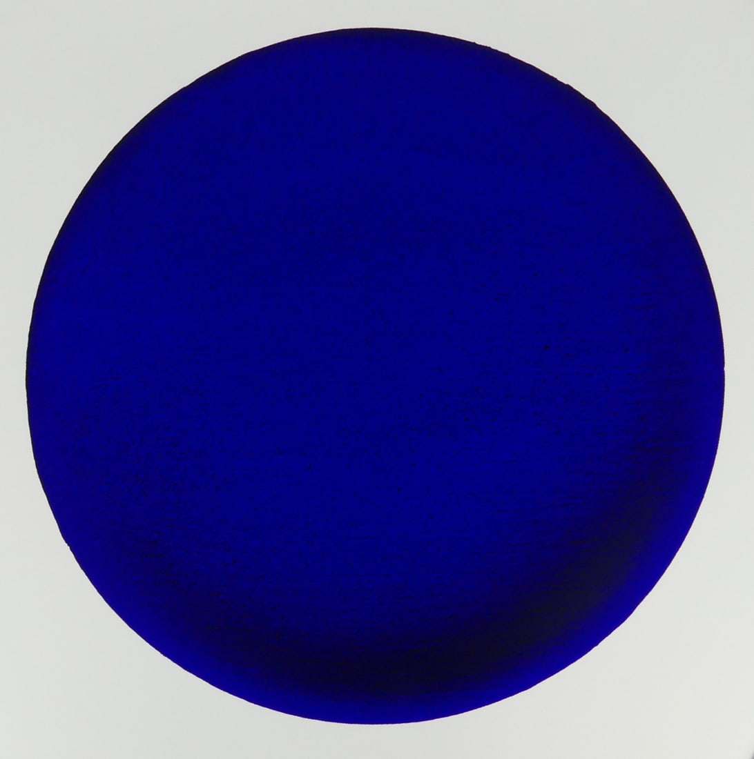 YVES KLEIN 'BLUE DISC' SERIGRAPH (1 of 4)