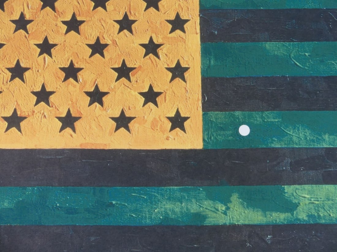 JASPER JOHNS 'FLAG (MORATORIUM)' - 3