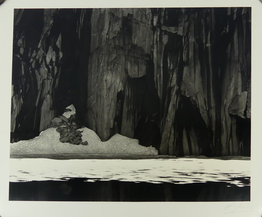 ANSEL ADAMS 'FROZEN LAKE AND CLIFFS' SIGNED (1 of 6)