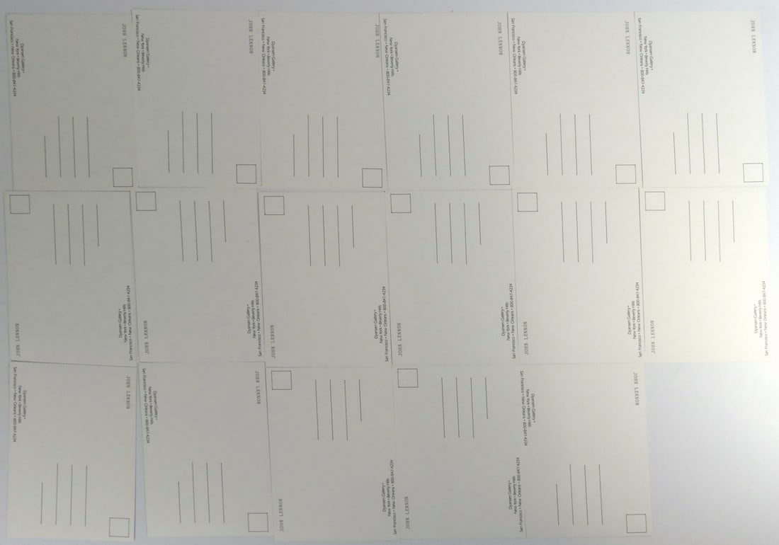 TWO SETS JOHN LENNON POSTCARDS - 10