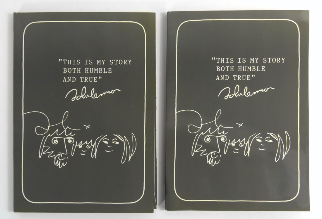 TWO SETS JOHN LENNON POSTCARDS (1 of 13)