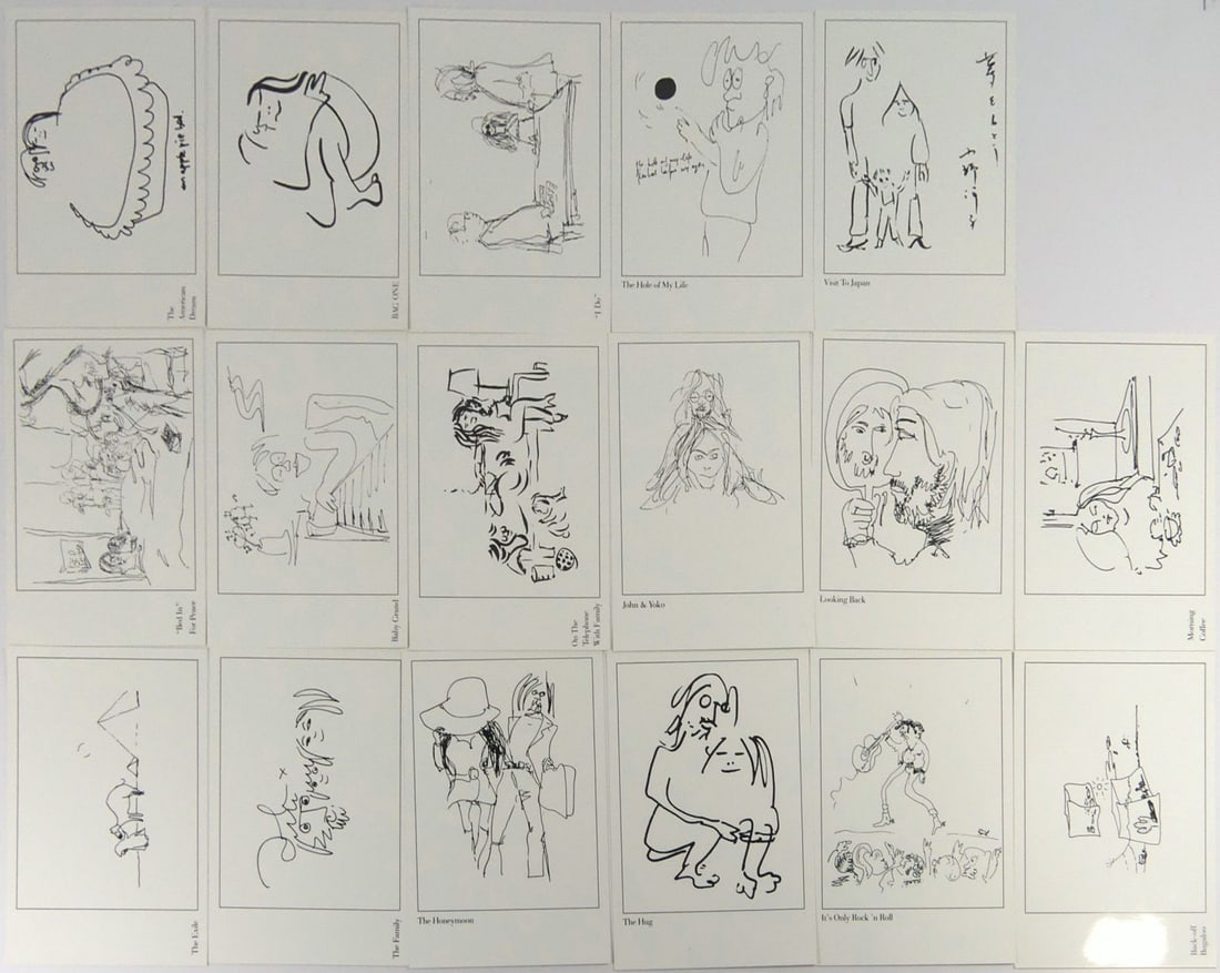 TWO SETS JOHN LENNON POSTCARDS - 6