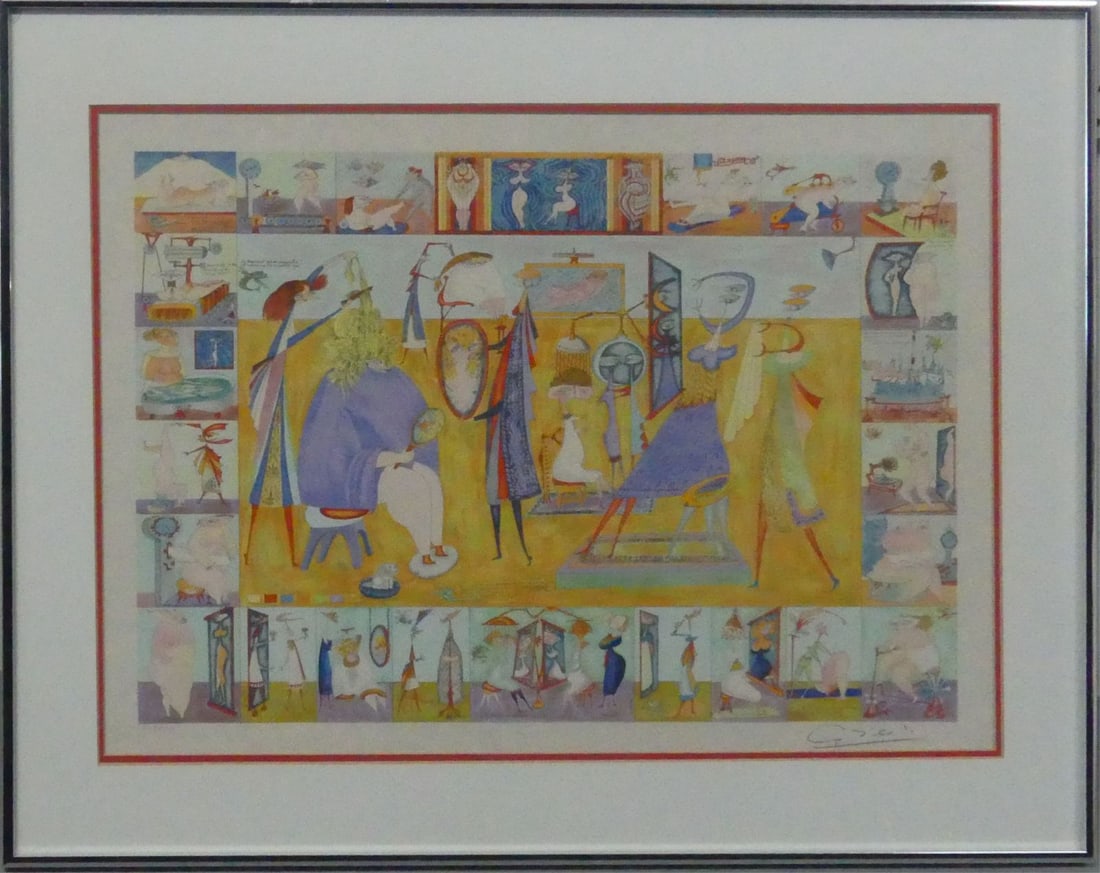 GUILLERMO SILVA SANTAMARIA 'BEAUTY SALON' LITHO (1 of 10)