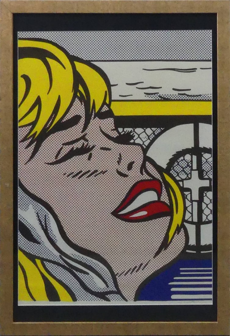 ROY LICHTENSTEIN 'SHIPBOARD GIRL' LITHOGRAPH (1 of 5)