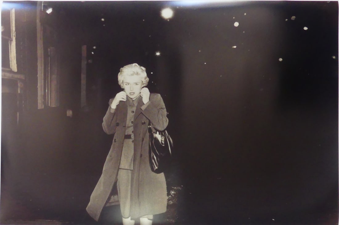 CINDY SHERMAN 'UNTITLED FILM STILL #54': Cindy Sherman 'Untitled Film Still #54' photo print. Sheet measures 43 1/2" x 30".