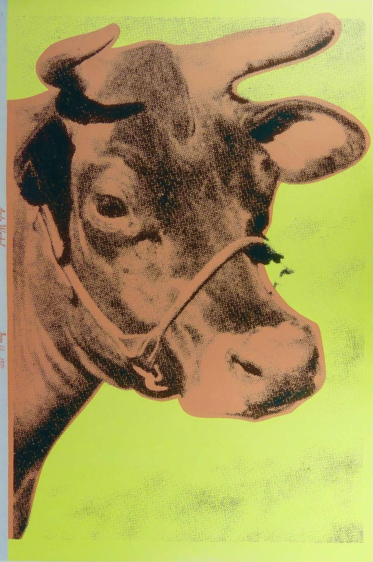 ANDY WARHOL 'COW' YELLOW LITHOGRAPH (1 of 6)