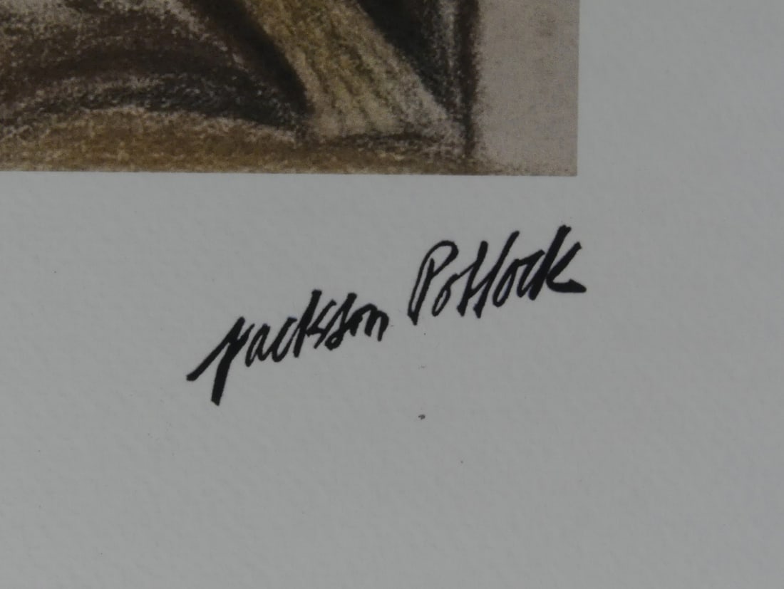JACKSON POLLOCK 'UNTITLED' LITHOGRAPH - 5