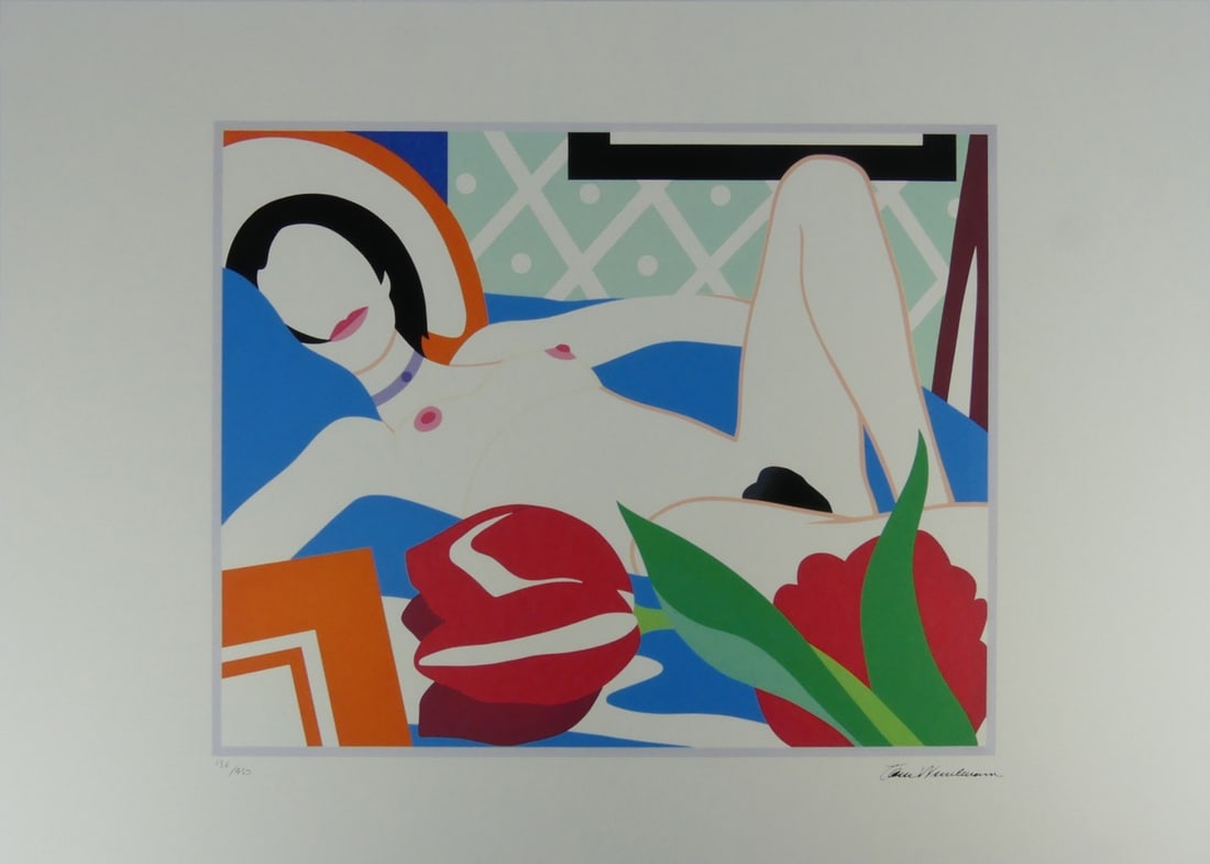 TOM WESSELMANN 'MONICA WITH TULIPS' LITHOGRAPH (1 of 8)