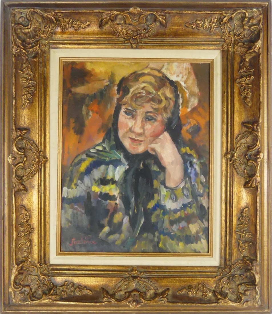 CHAIM SOUTINE [AFTER] OIL PAINTING ON CANVASBOARD (1 of 6)