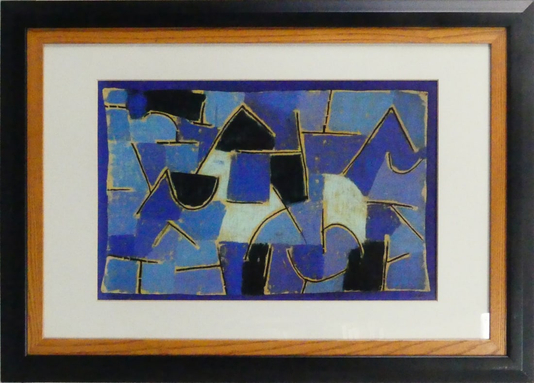 PAUL KLEE 'BLUE NIGHT' OFFSET LITHOGRAPH (1 of 6)