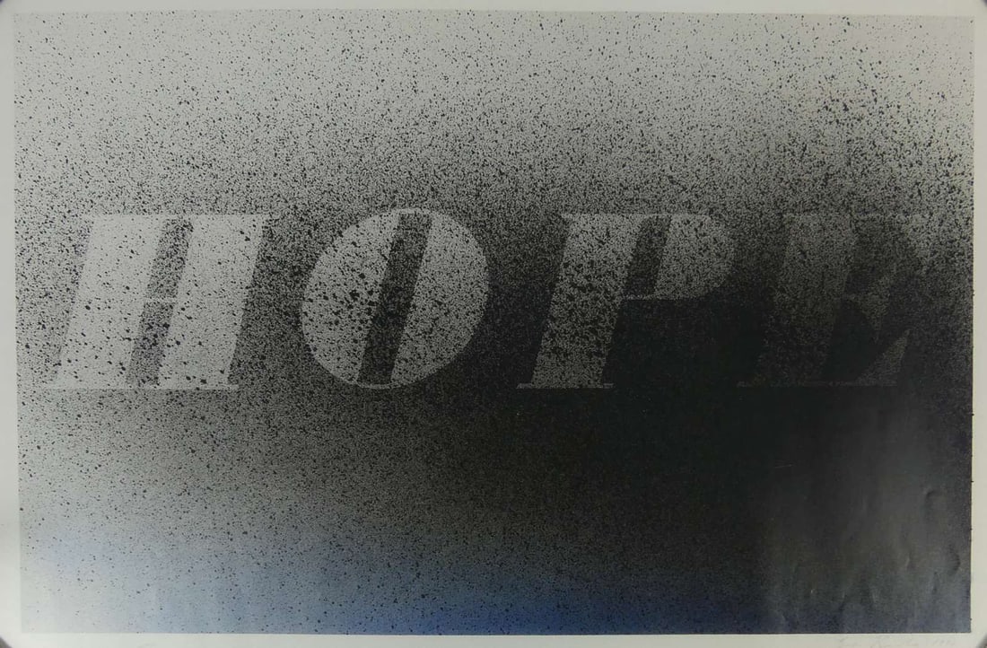 ED RUSCHA HOPE 1998 OFFSET LITHOGRAPH (1 of 6)