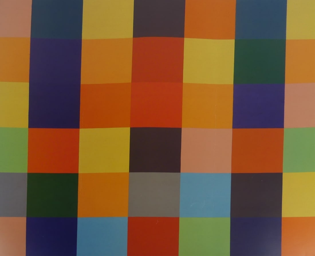 ELLSWORTH KELLY 'SANARY' OFFSET LITHOGRAPH: Ellsworth Kelly offset lithograph titled 'Sanary'. Sheet measures 21 3/8" x 18 1/4".