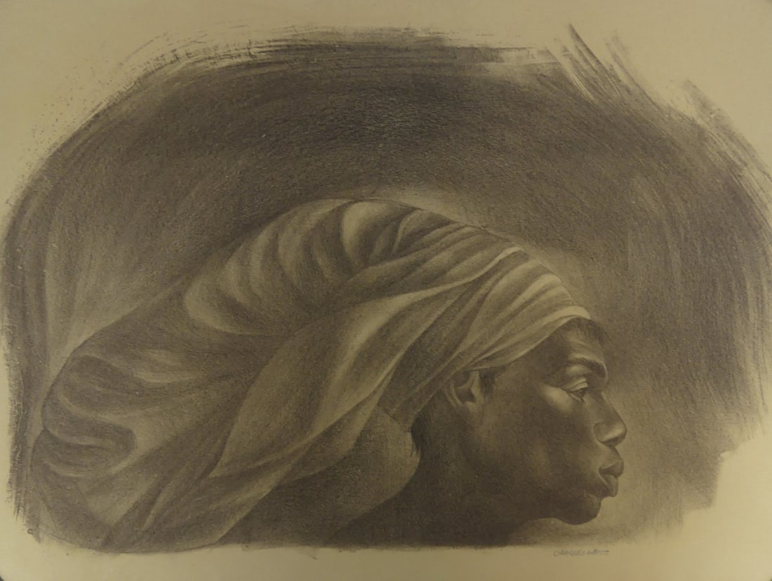 CHARLES WHITE 'JUBA' LITHOGRAPH (1 of 6)
