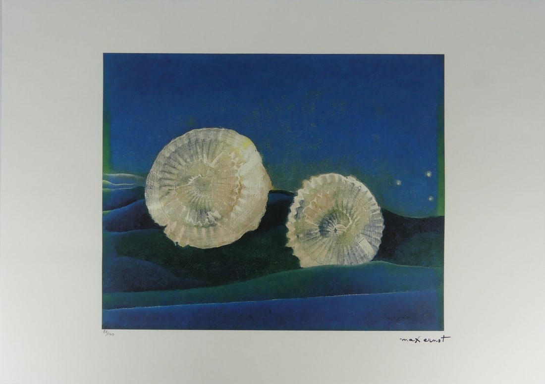 MAX ERNST 'LES COQUILLES' LITHOGRAPH (1 of 8)