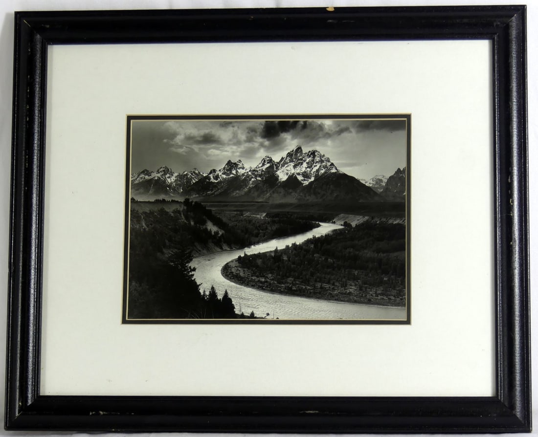 ANSEL ADAMS 'THE TETONS & THE SNAKE RIVER' PHOTO (1 of 5)
