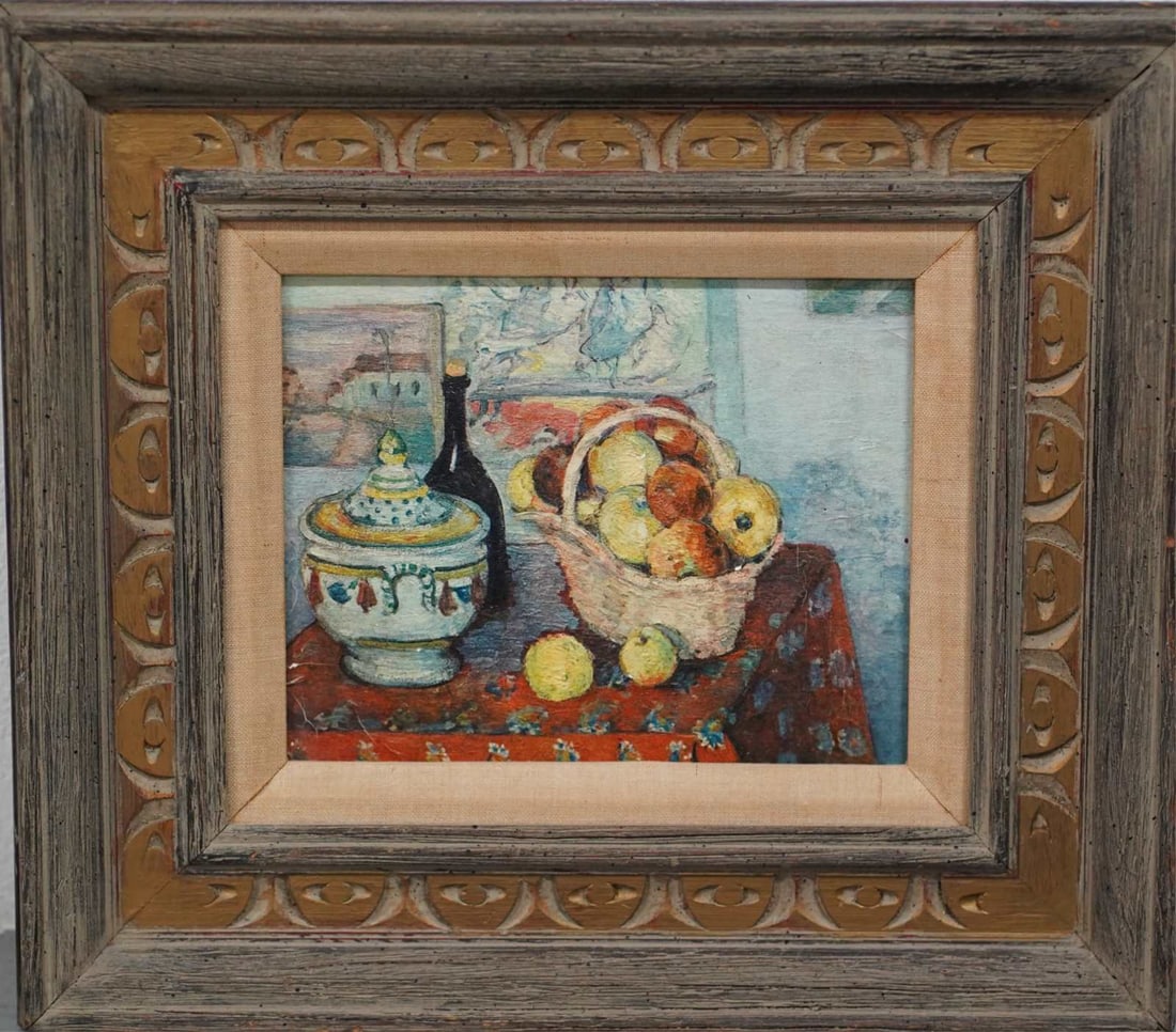 STILL LIFE WITH SOUP GICLEE AFTER PAUL CEZANNE (1 of 3)
