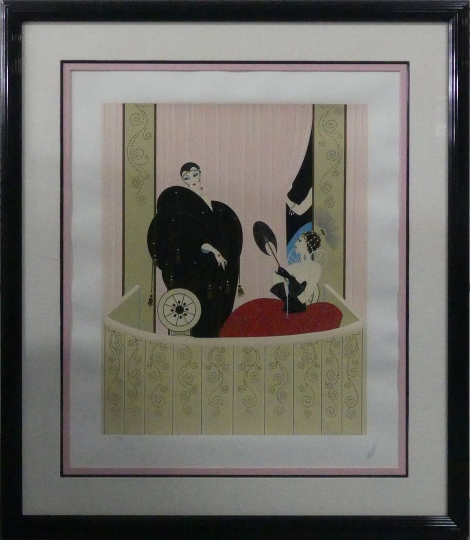 ERTE 'LOGE DE THEATRE' SERIGRAPH (1 of 7)