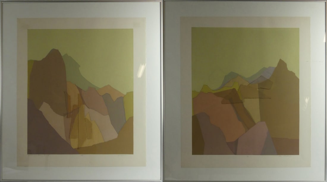 2pc SABRA RICHARDS 'ROCKY MOUNTAINS' SERIGRAPH (1 of 12)