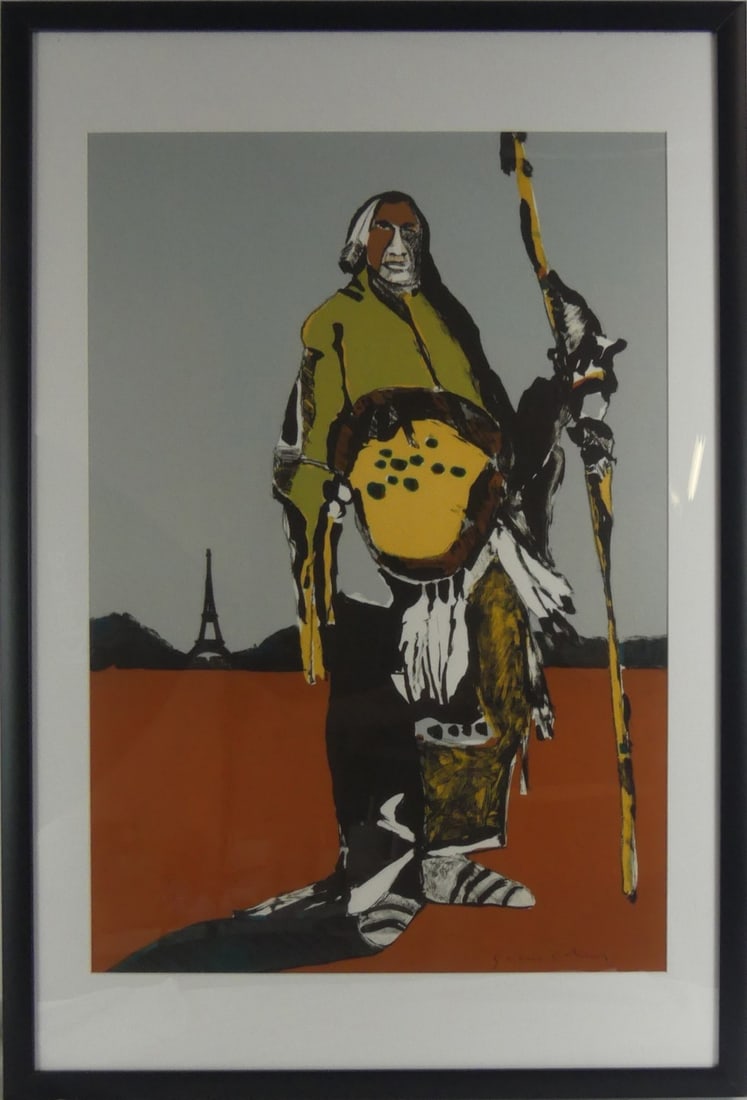 FRITZ SCHOLDER 'AN AMERICAN INDIAN IN PARIS' (1 of 5)
