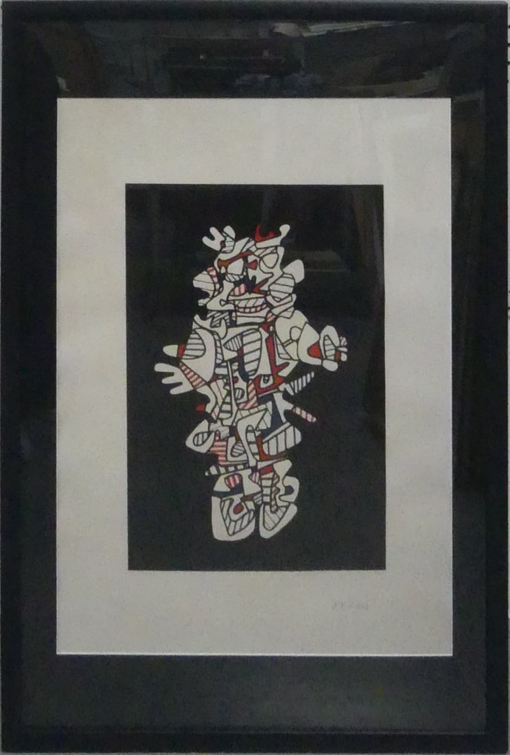 JEAN DUBUFFET 'EPHIPHANOR, FROM PRESENCES FUGACES' (1 of 5)
