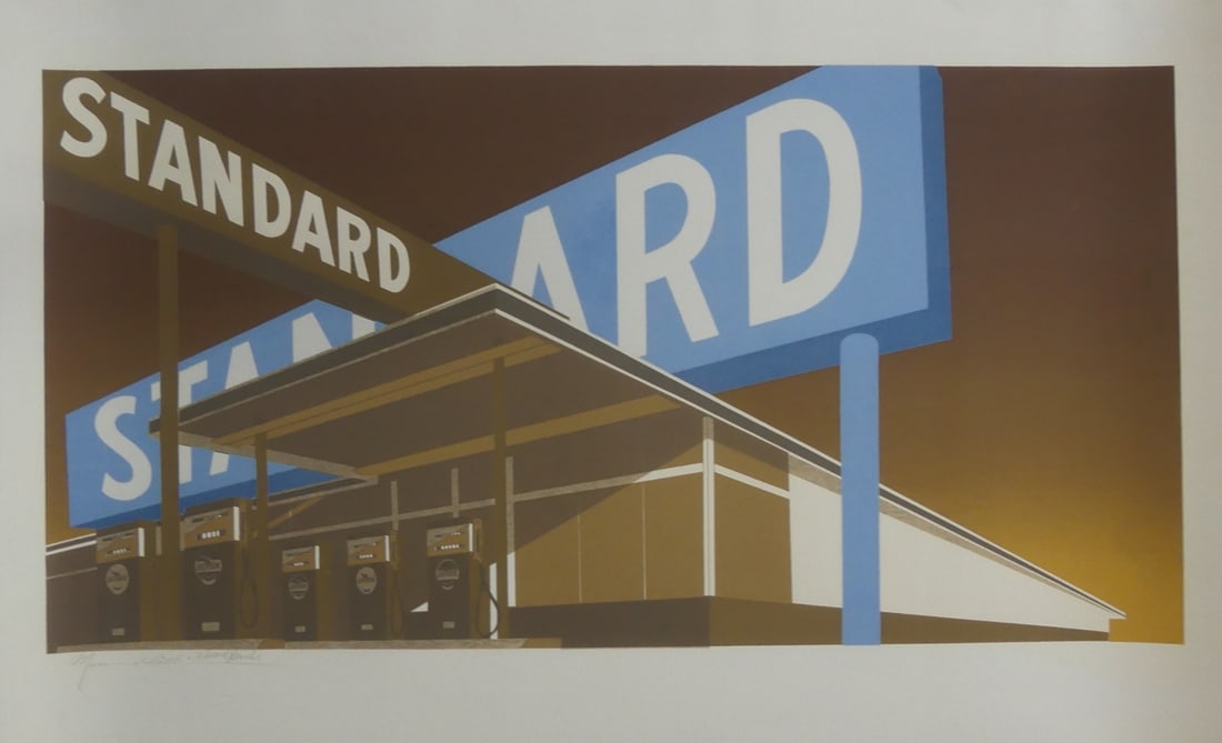 ED RUSCHA DOUBLE STANDARD OFFSET LITHOGRAPH (1 of 5)