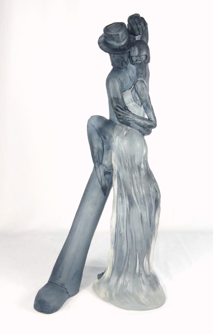 LEAH WINGFIELD 'TANGO SERIES' ART GLASS SCULPTURE (1 of 7)