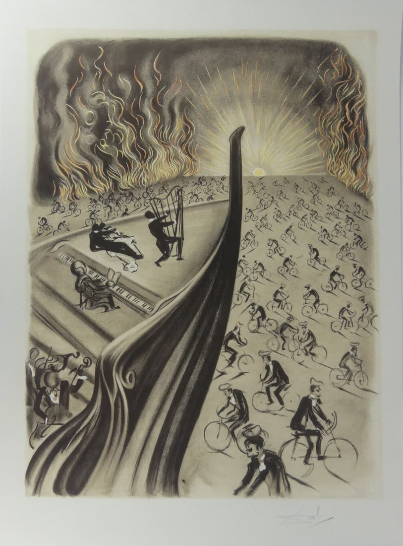SALVADOR DALI 'SYMPHONY BICYCLETTE' (1 of 6)