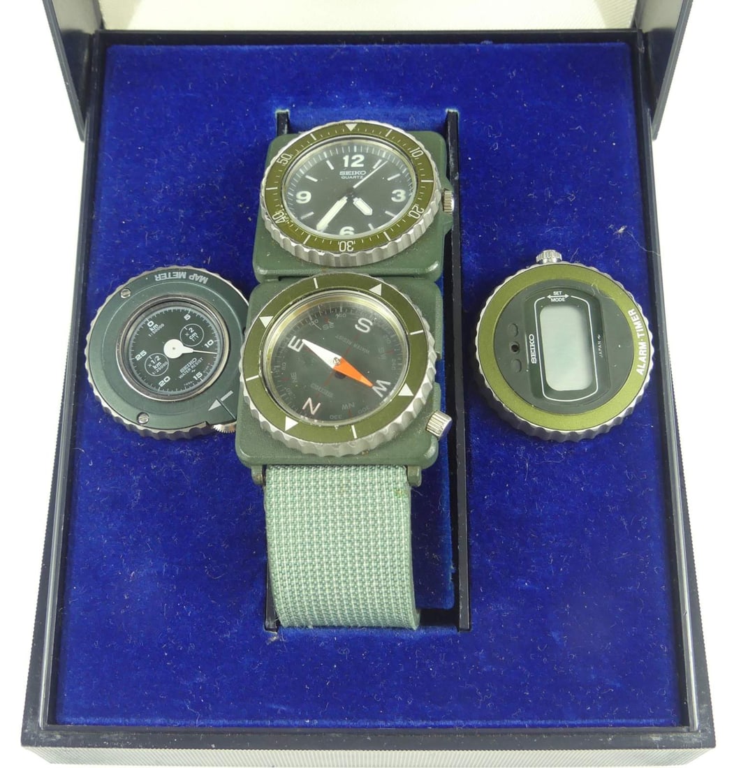 SEIKO FIELD MASTER CONTRA WATCH COMBO (1 of 7)