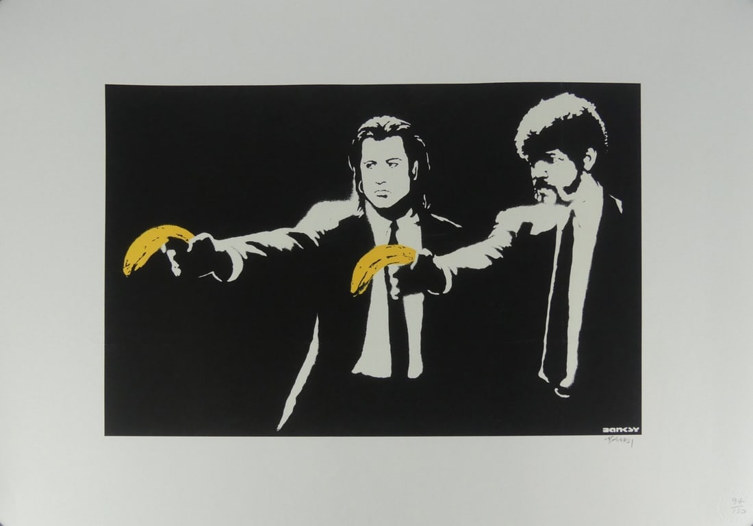 BANKSY 'PULP FICTION' LITHOGRAPH (1 of 10)
