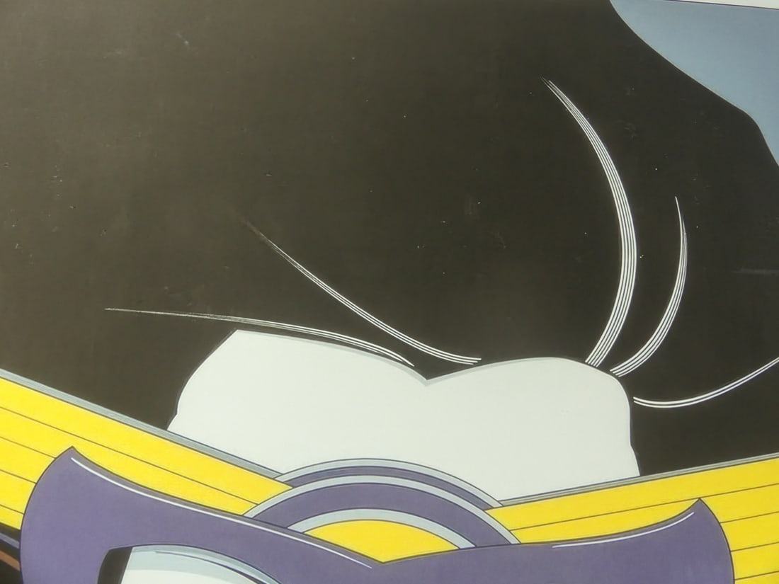 PATRICK NAGEL 'WOMAN IN PURPLE MASK' SIGNED (1 of 6)
