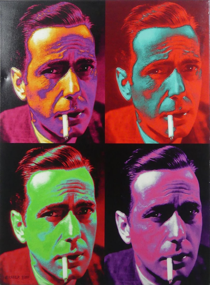 MURRAY EISNER 'HUMPHREY BOGART' GICLEE ON CANVAS (1 of 6)
