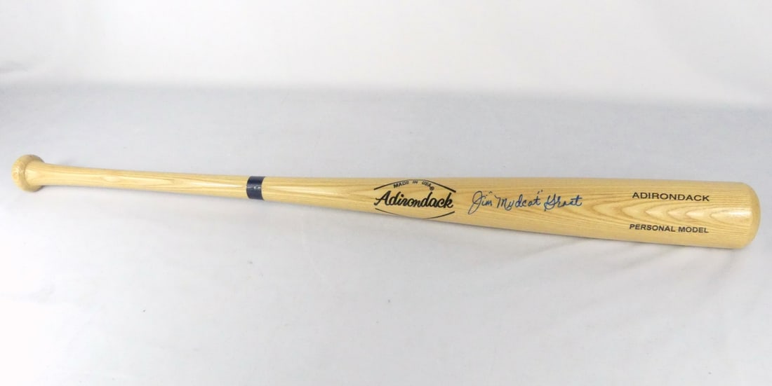 JAMES 'MUDCAT' GRANT AUTOGRAPHED BASEBALL BAT (1 of 6)