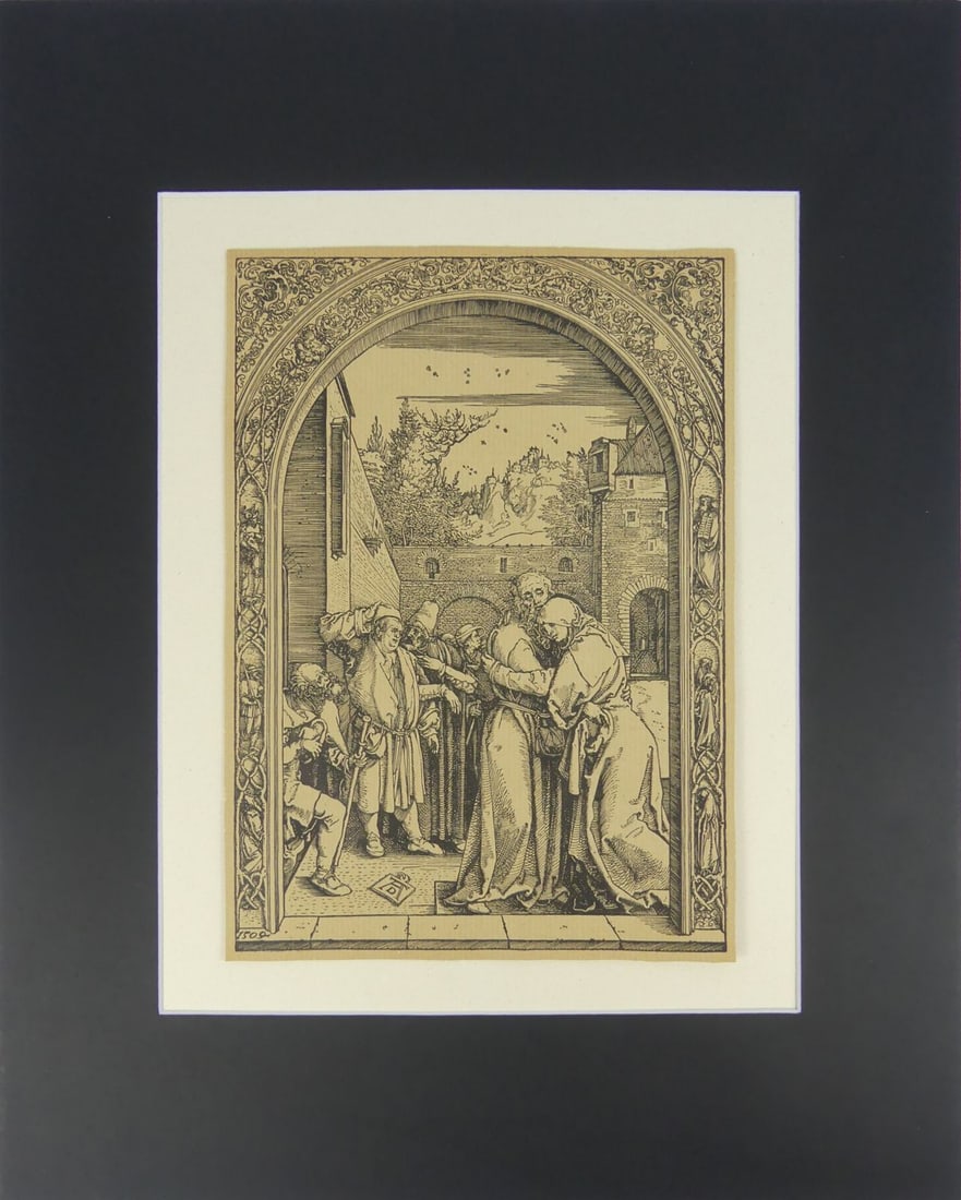 ALBRECHT DURER 'JOACHIM & ANNA AT THE GOLDEN GATE' (1 of 6)