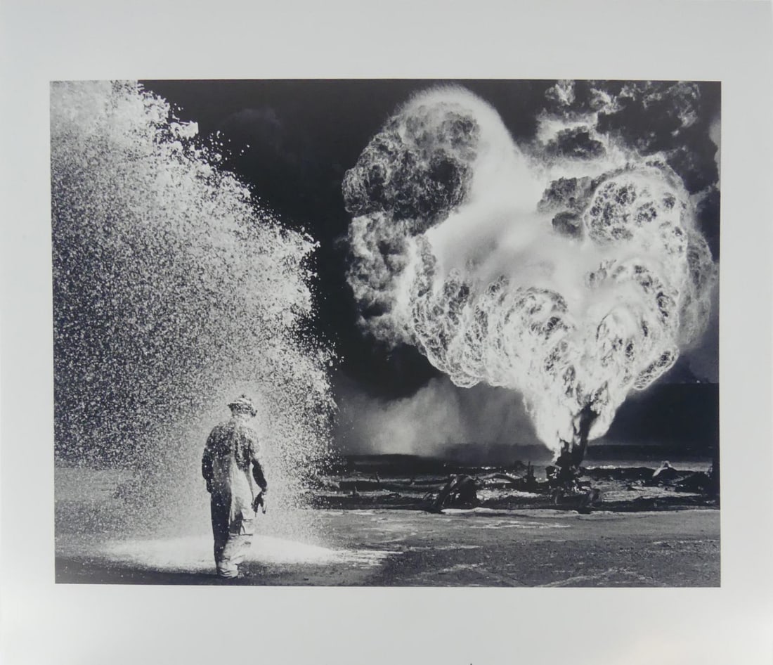 SEBASTIAO SALGADO 'FIREBALL, OIL FIELD, KUWAIT' (1 of 4)