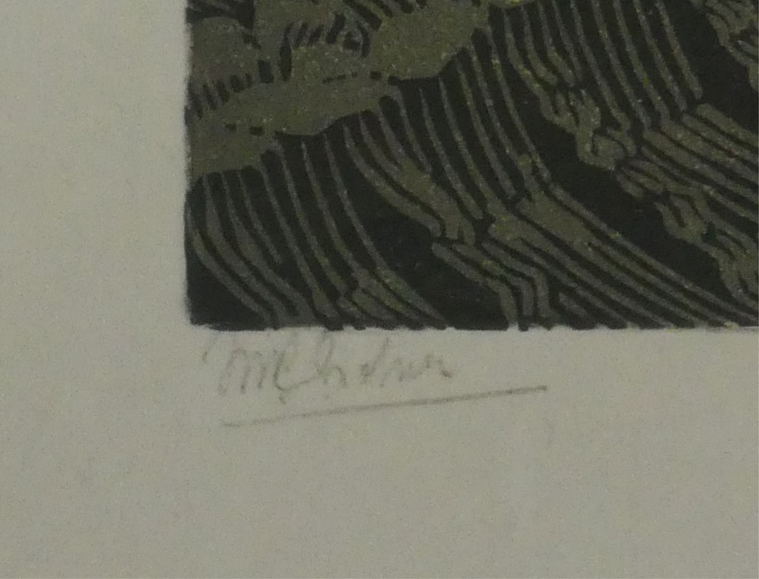 M.C. ESCHER 'PUDDLE' OFFSET LITHOGRAPH - 5