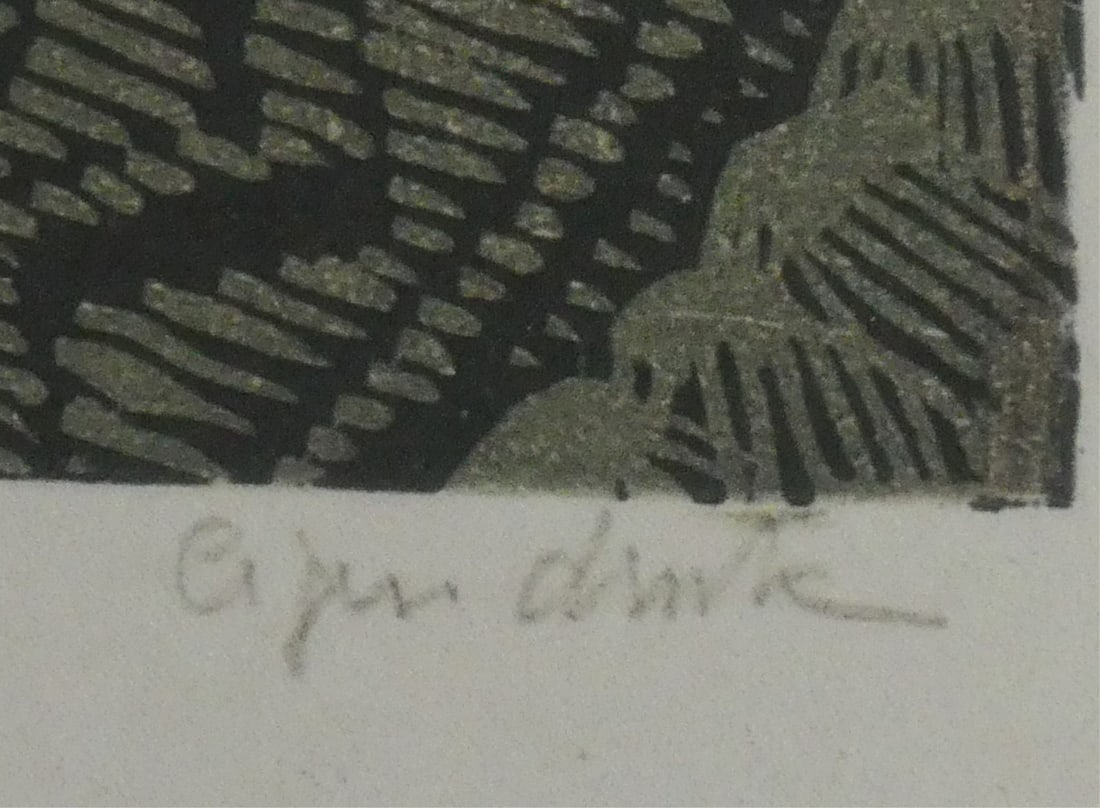 M.C. ESCHER 'PUDDLE' OFFSET LITHOGRAPH - 6