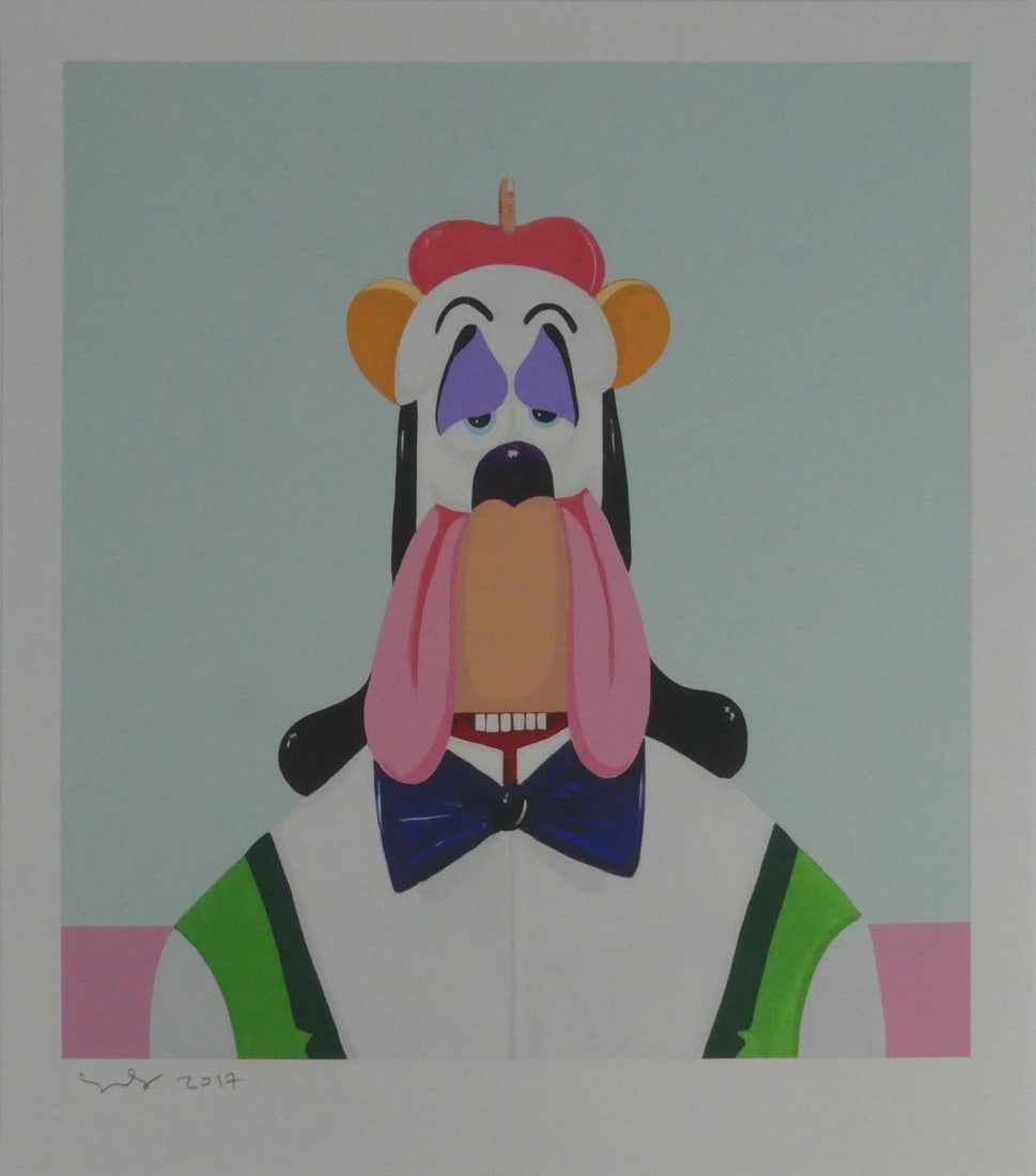 GEORGE CONDO 'DROOPY DOG ABSTRACTION' (1 of 5)