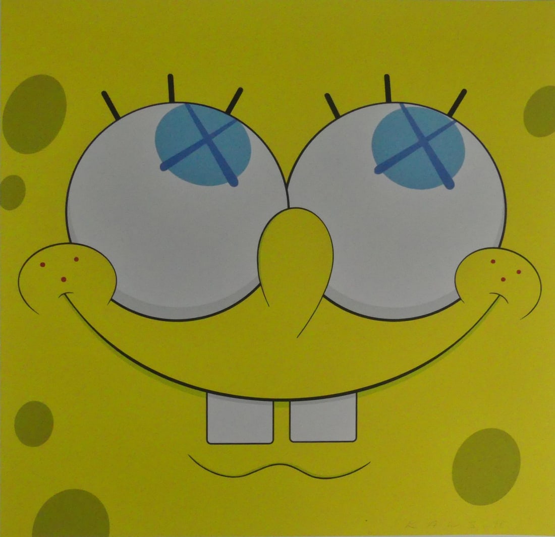 BRIAN DONNELLY 'KAWSBOB (SPONGEBOB)' (1 of 5)
