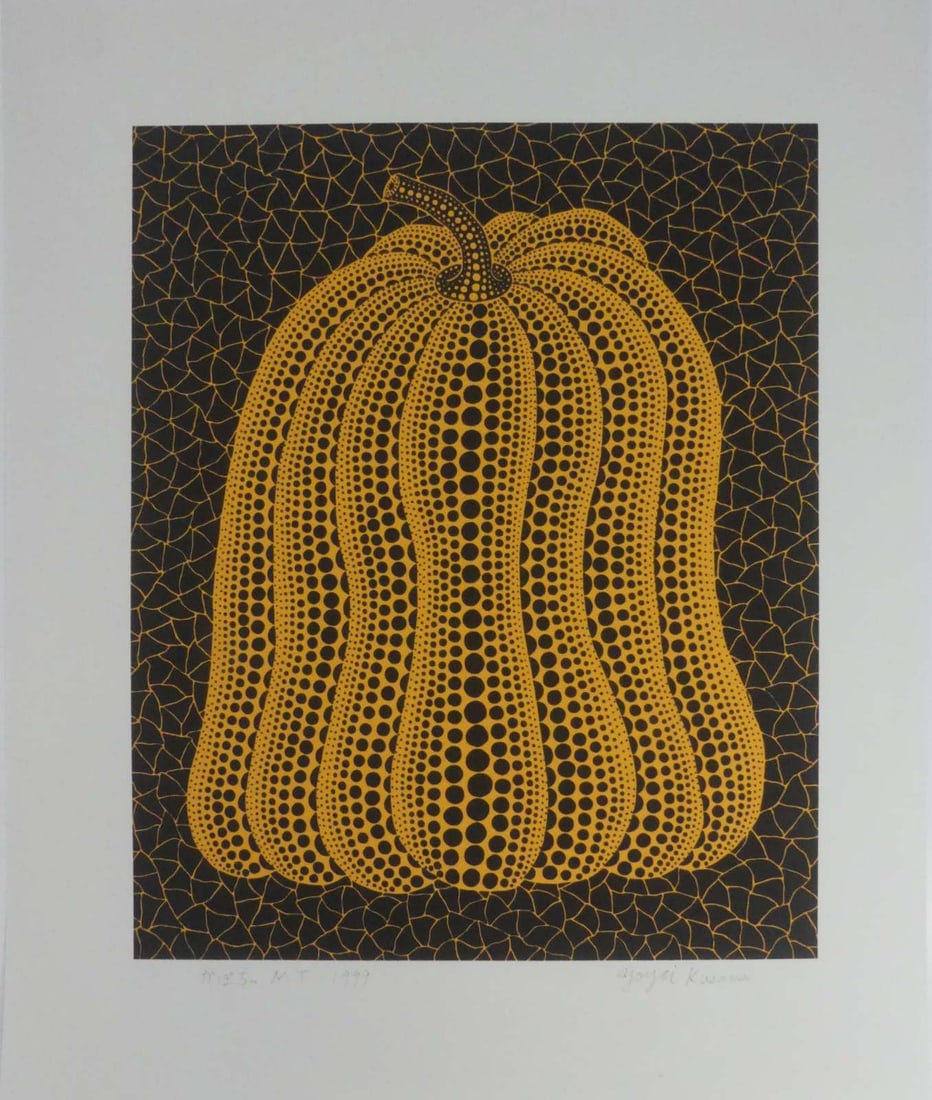 YAYOI KUSAMA 'PUMPKIN MT' PRINT IN COLORS (1 of 6)