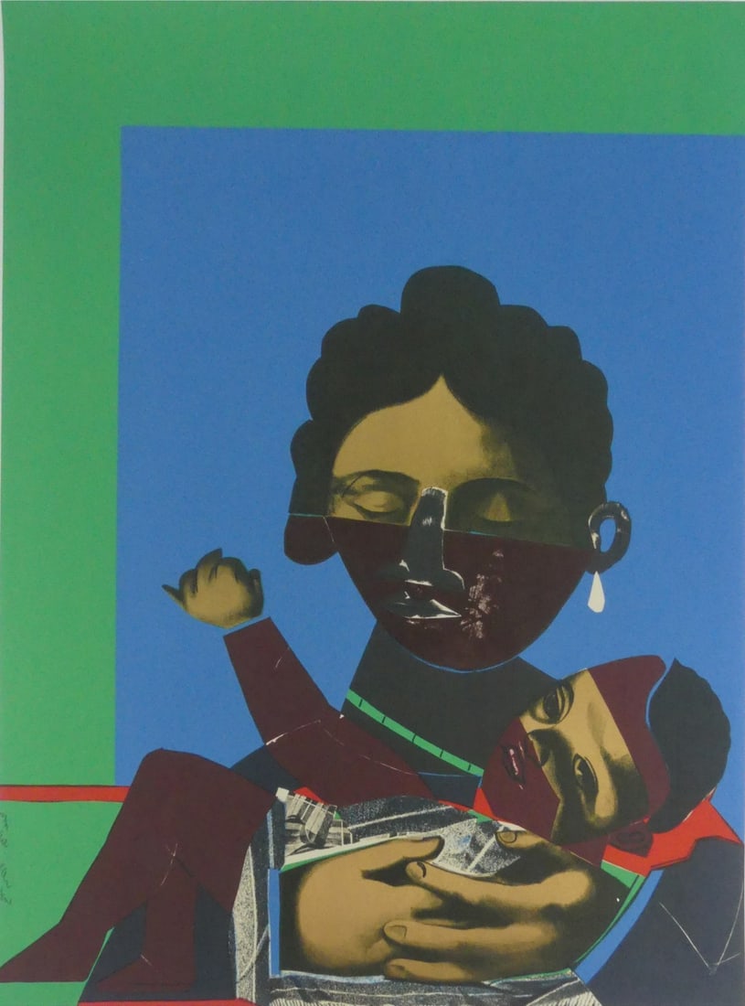 ROMARE BEARDEN 'MOTHER AND CHILD' (1 of 5)