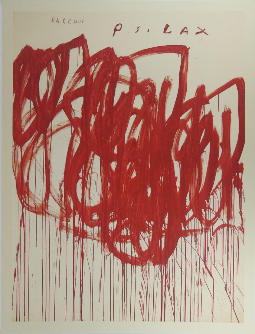 CY TWOMBLY 'UNTITLED, FROM BACCHUS SERIES' (1 of 6)