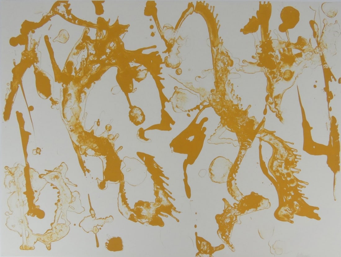 LEE KRASNER 'GOLD STONE FROM PRIMARY SERIES' (1 of 6)
