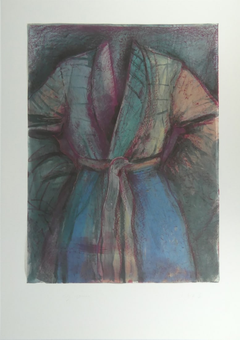 JIM DINE 'A RED ROBE IN FRANCE' (1 of 6)