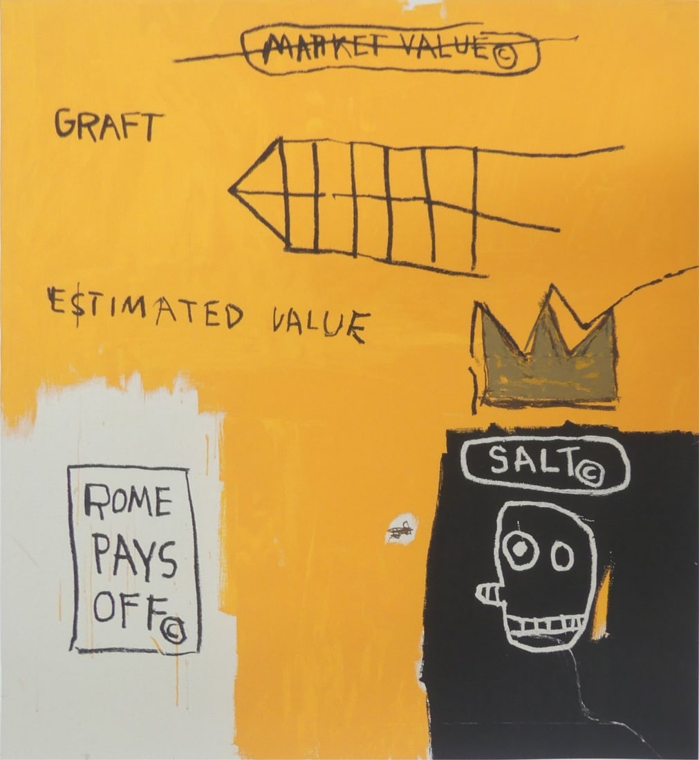 JEAN-MICHEL BASQUIAT 'ROME PAYS OFF' (1 of 4)