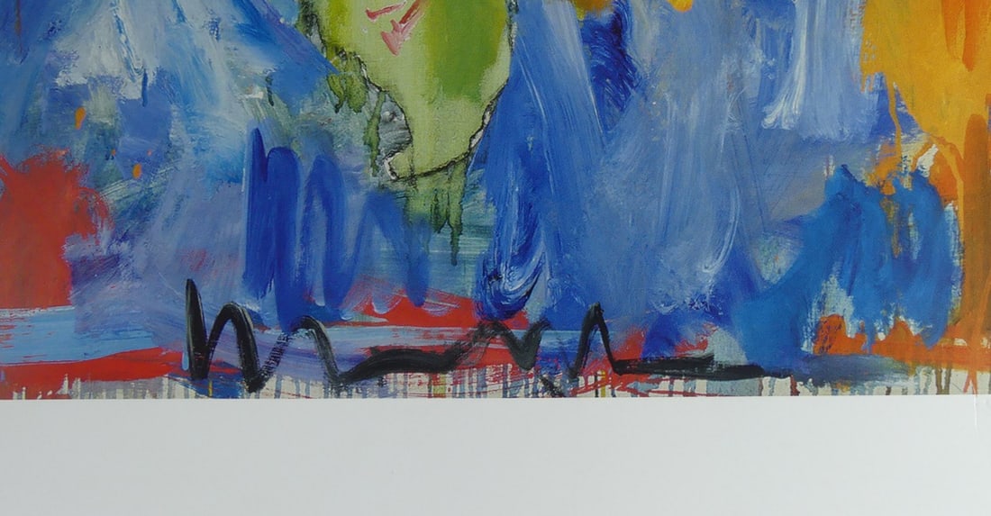 JASPER JOHNS 'MAP' OFFSET LITHOGRAPH - 6