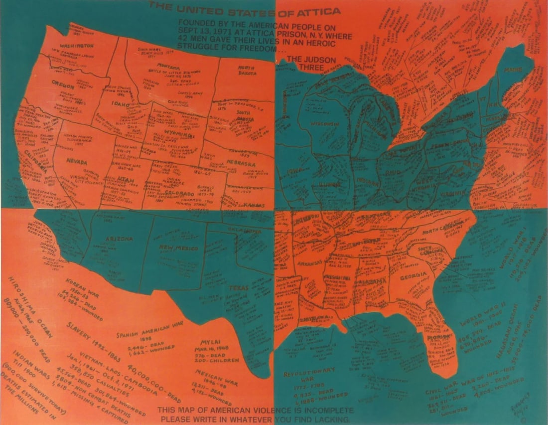 FAITH RINGGOLD 'UNITED STATES OF ATTICA' (1 of 7)