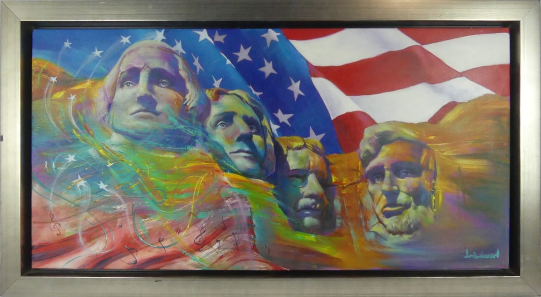 JIM WARREN 'AMERICA THE BEAUTIFUL' EMBELLISHED (1 of 7)