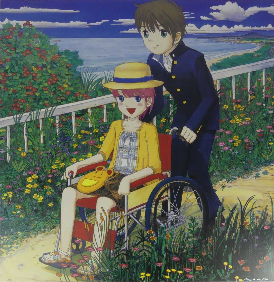 MR. 'DON'T GO ANYWHERE' LITHOGRAPH: Mr. (Japanese, b.1969) 'Don't Go Anywhere' offset lithograph in colors. Hand signed, dated 2008 and numbered 114/300 lower right. Sheet measures 26 3/4" x 26 3/4".